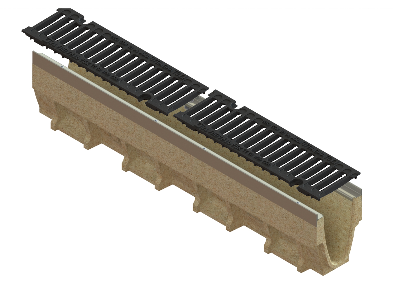 Лоток полимербетонный CompoMax Drive V DN100